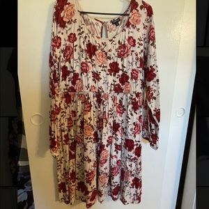 Floral MIDI Length Dress